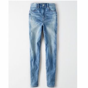 American eagle curvy high wasted jeggings